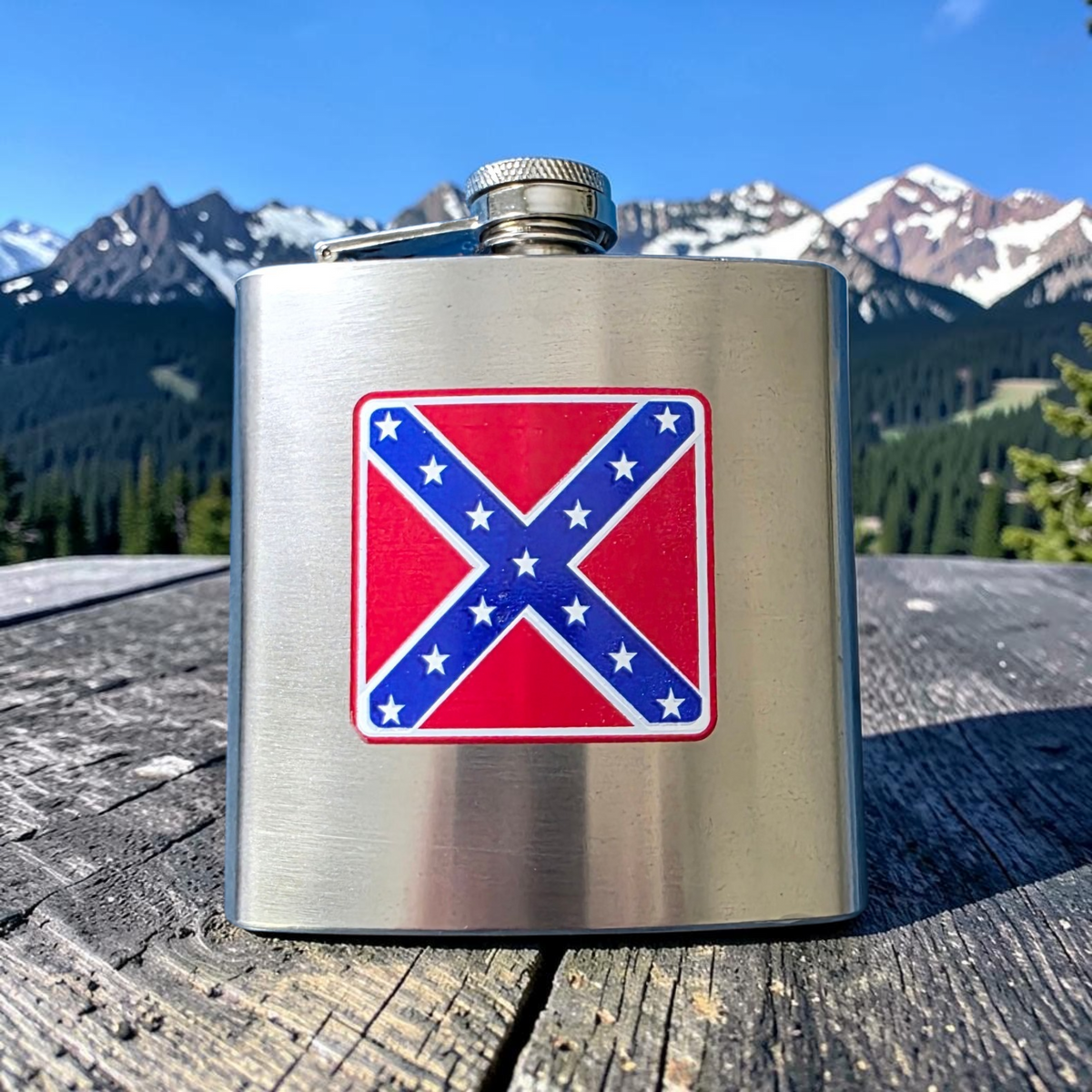 Battle Flag Small Metal Flask