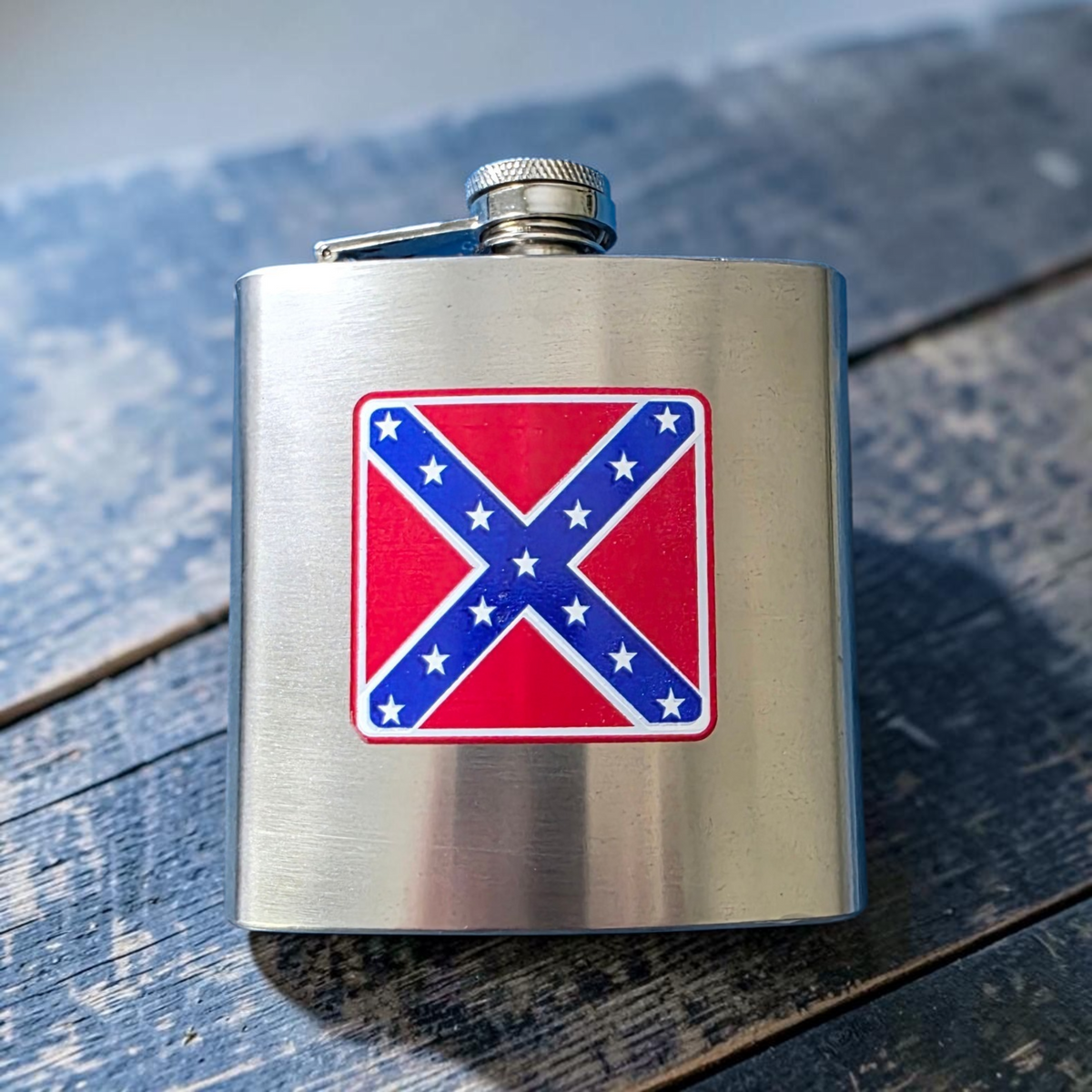 Battle Flag Small Metal Flask