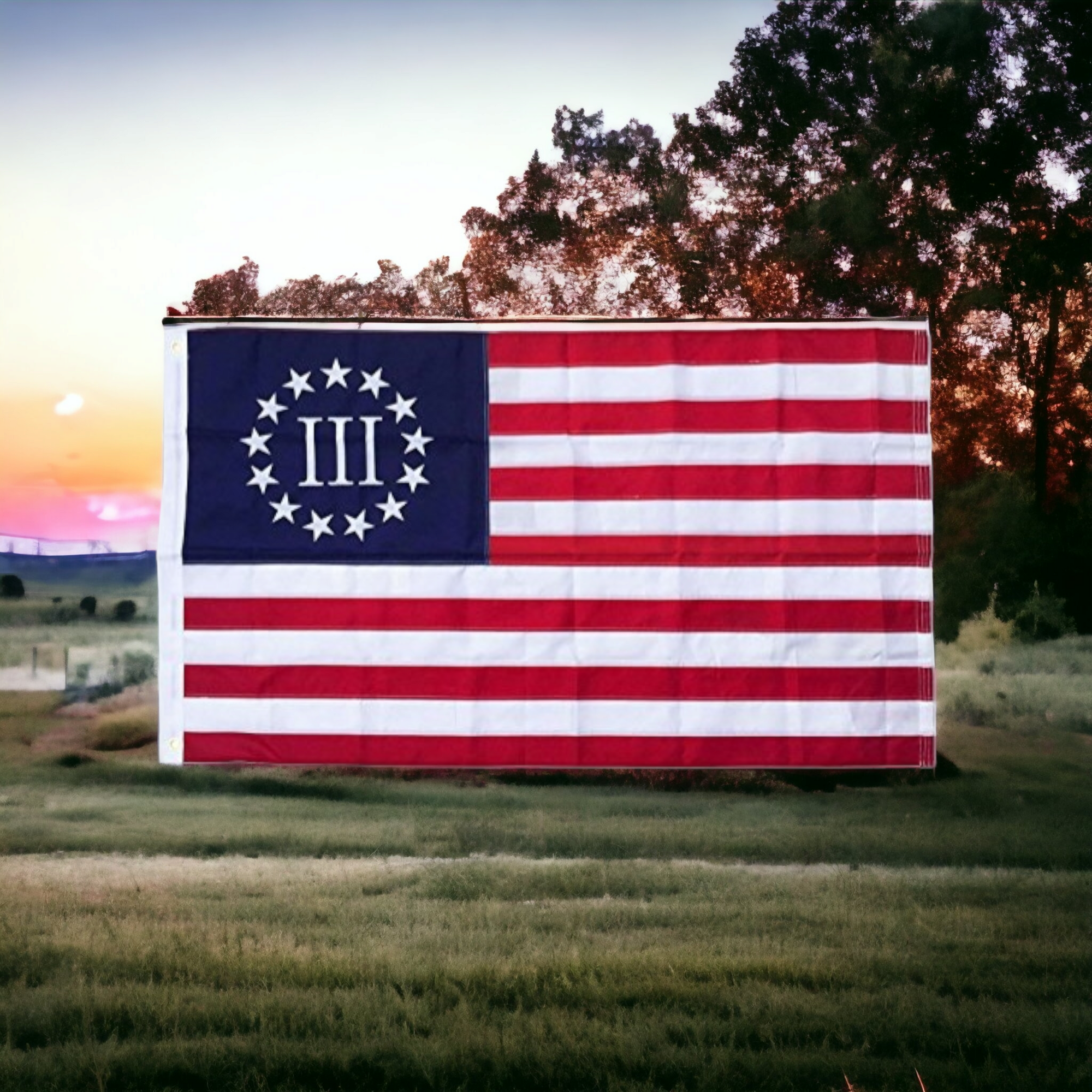 Betsy Ross Nyberg Flag (III% Flag)