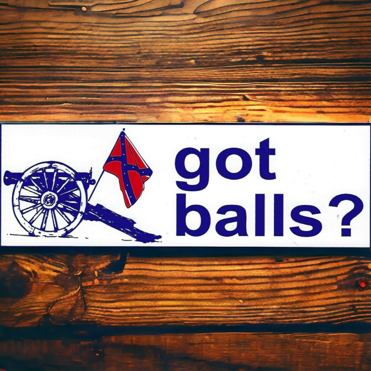 Got Balls Cannon Sticker