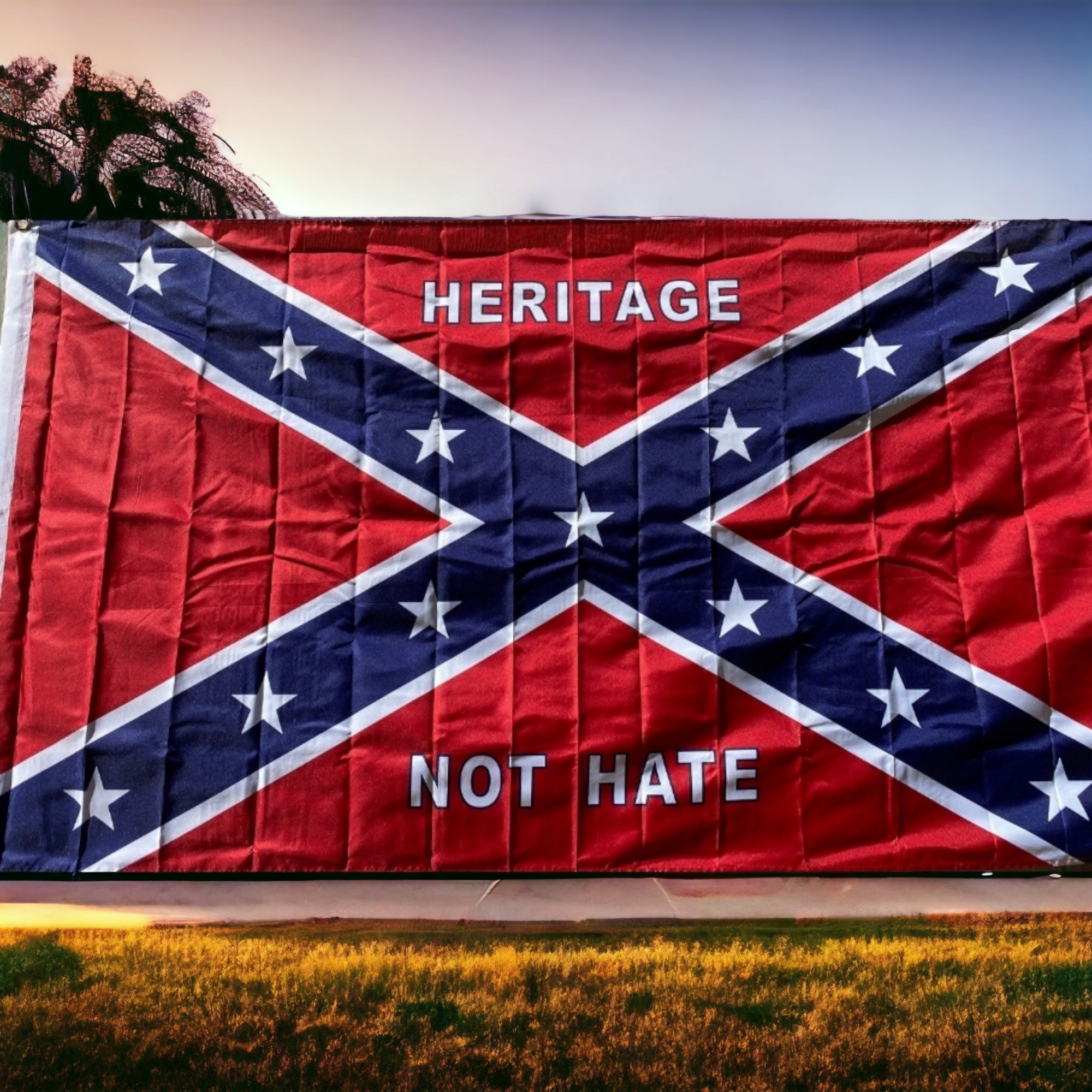 Heritage Not Hate Flag