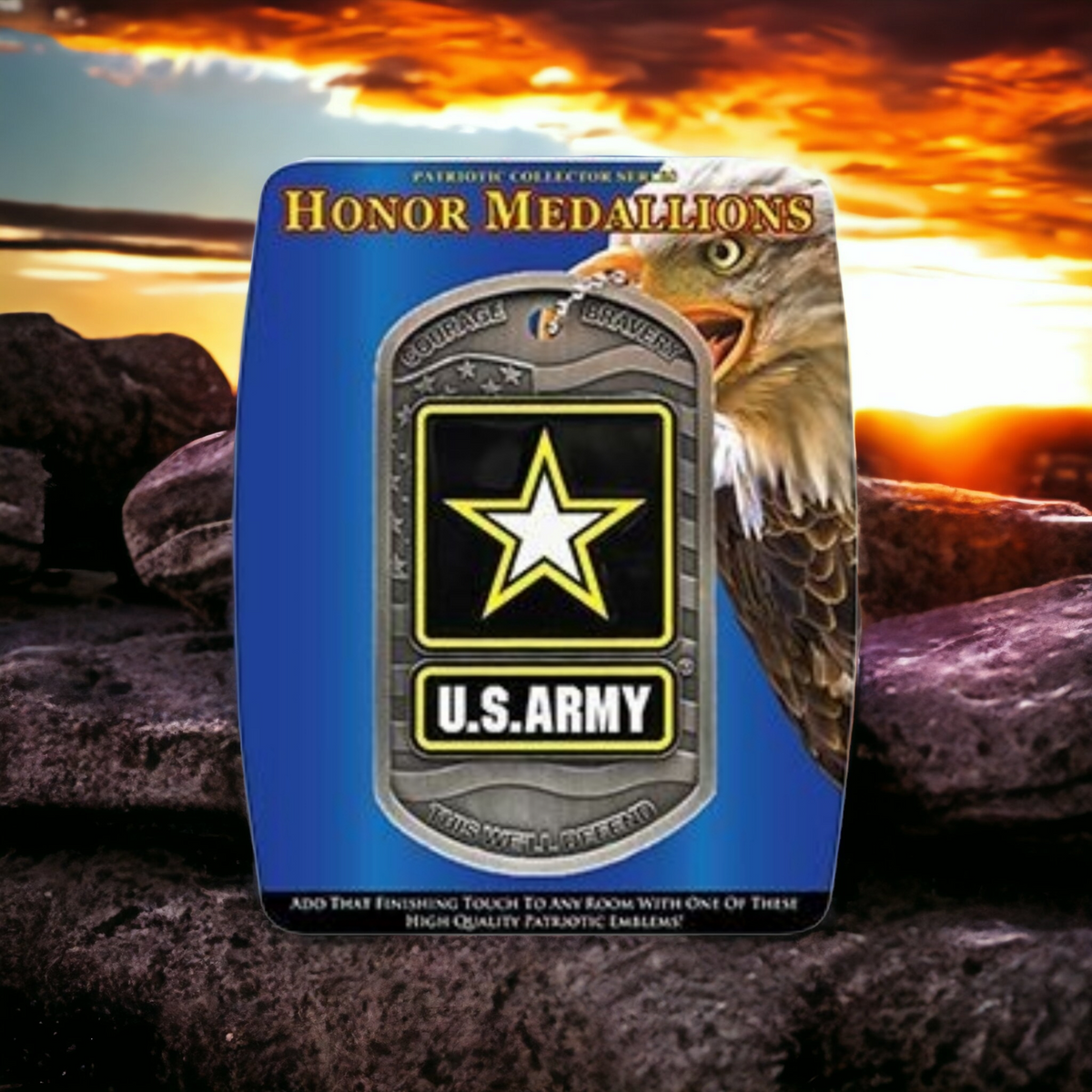 US Army Dog Tag Medallion