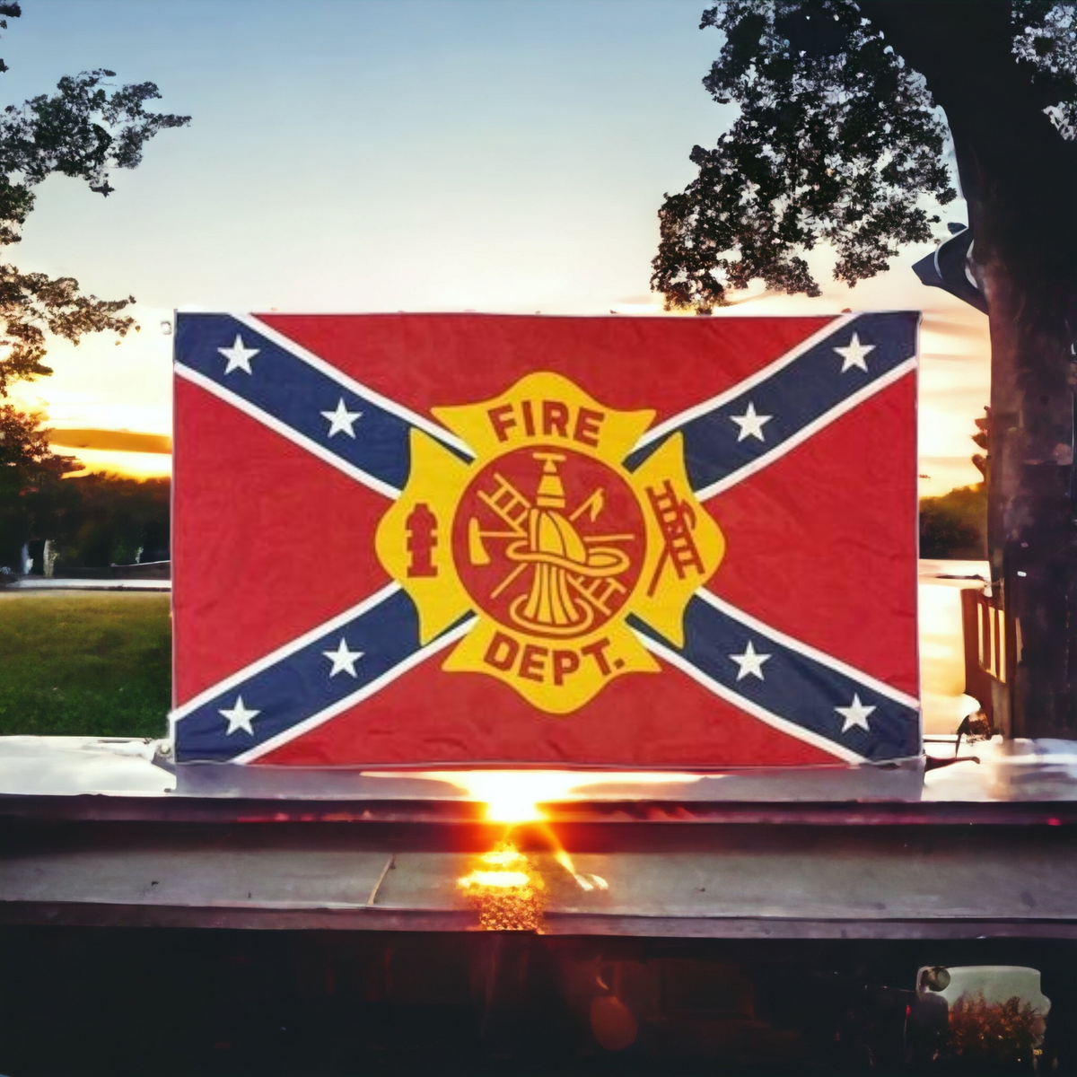 Fire Department Battle Flag