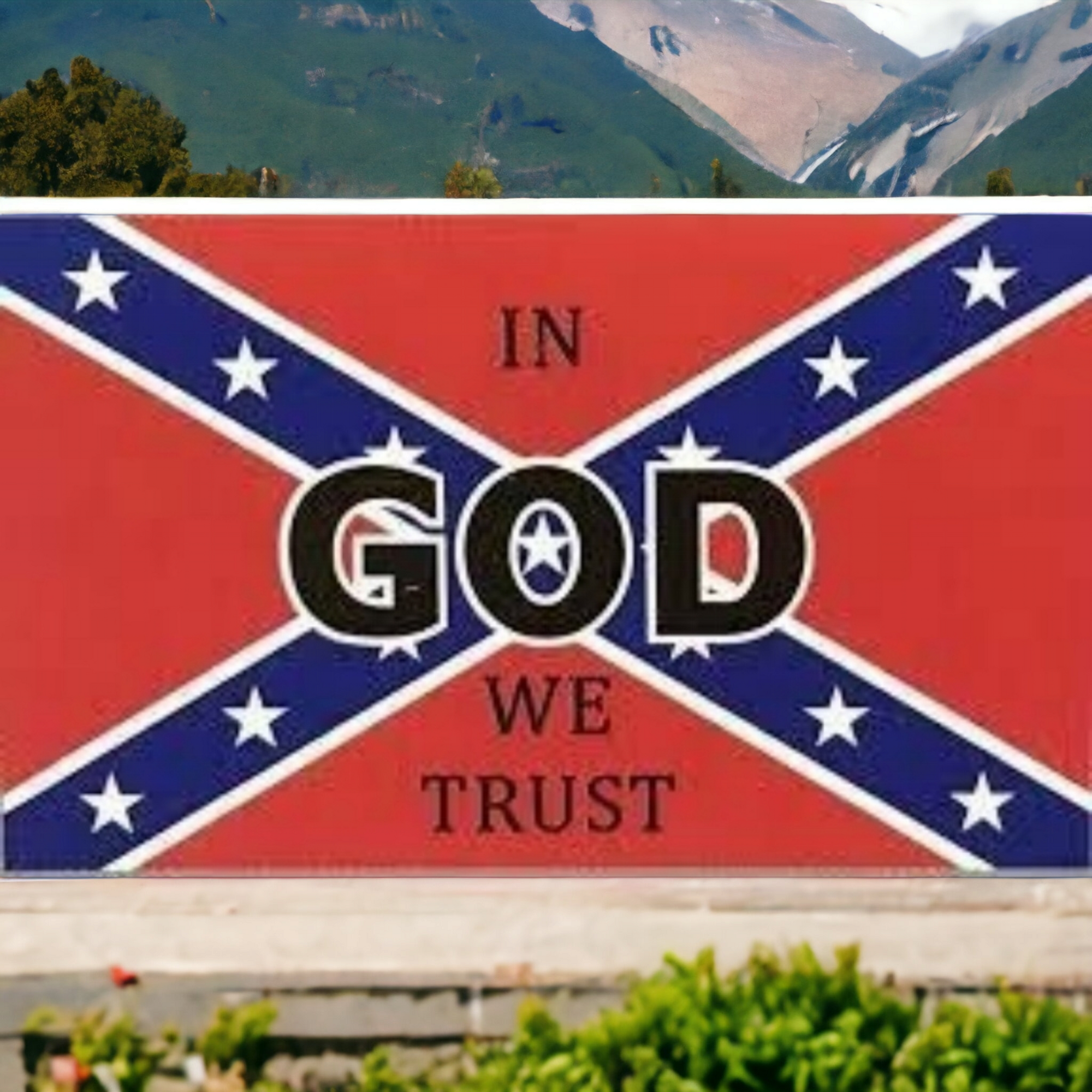 In God We Trust Battle Flag