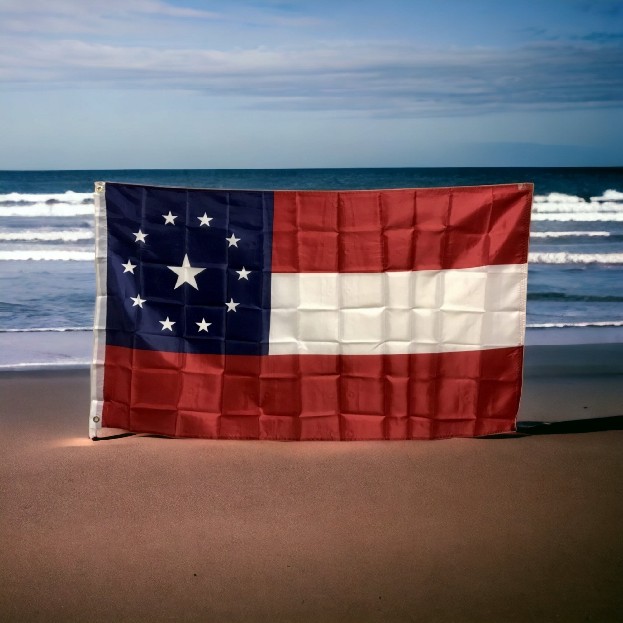 1st National w/ 11 Stars Flag