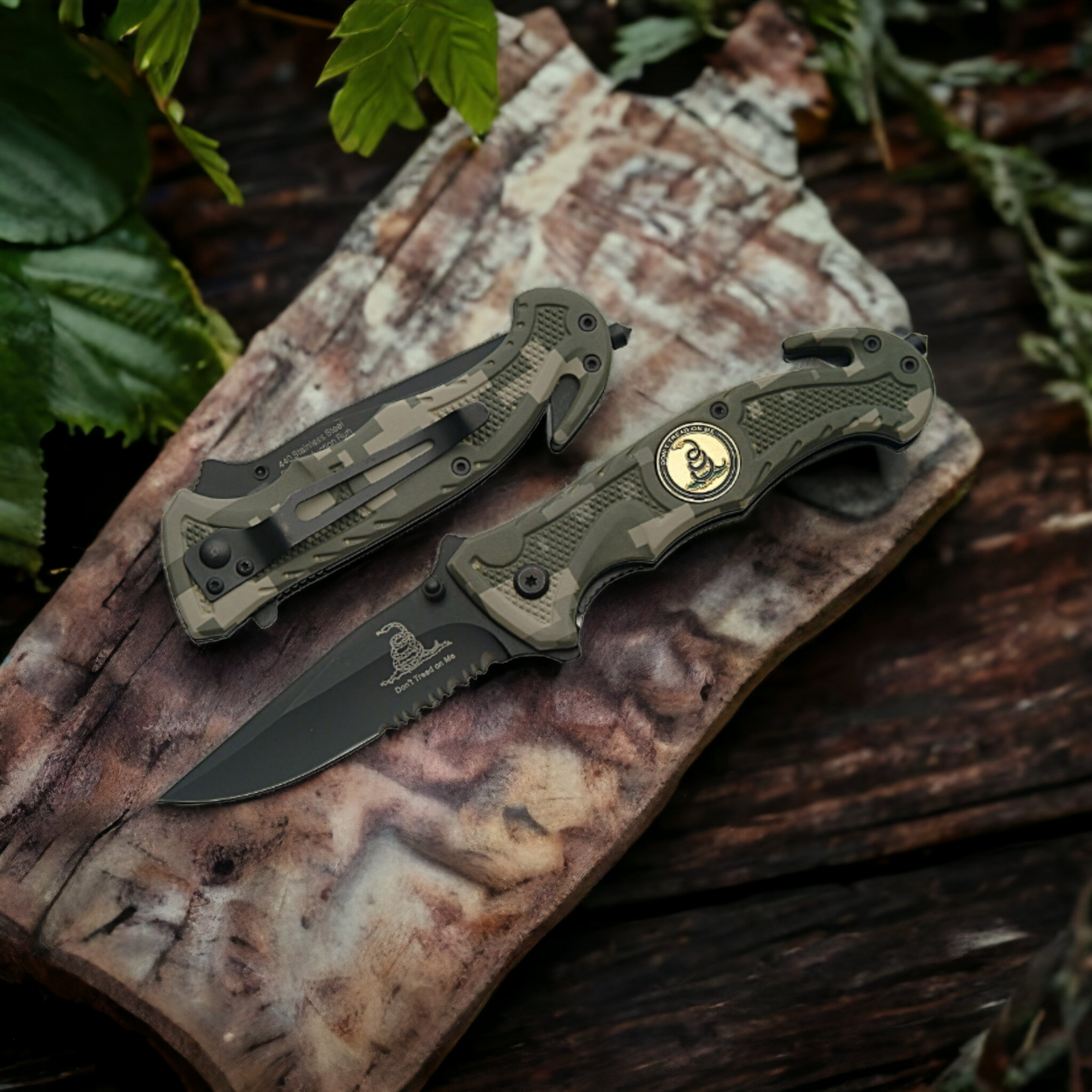 Don't Tread On Me Tactical Folding Knife