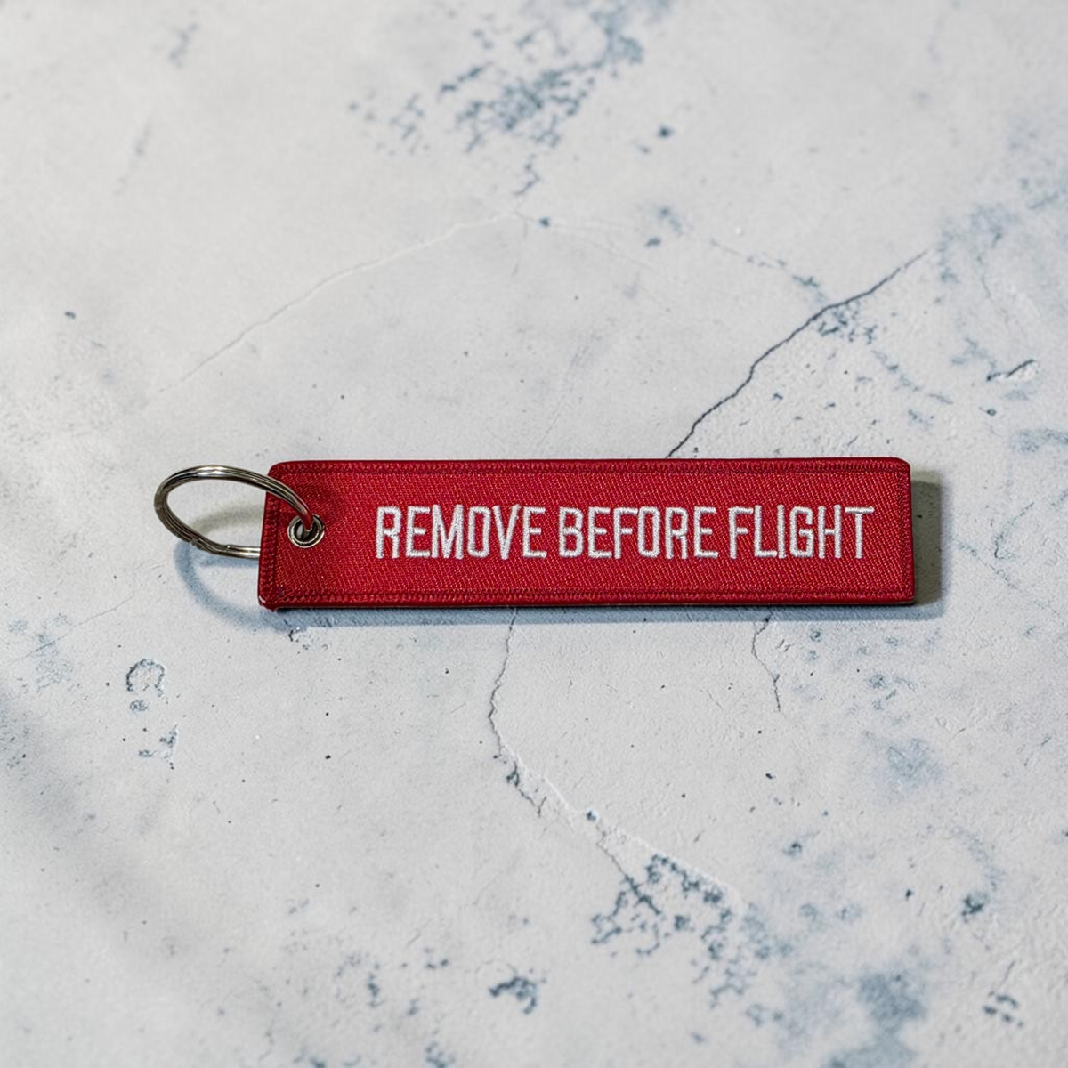 Remove Before Flight Keychain