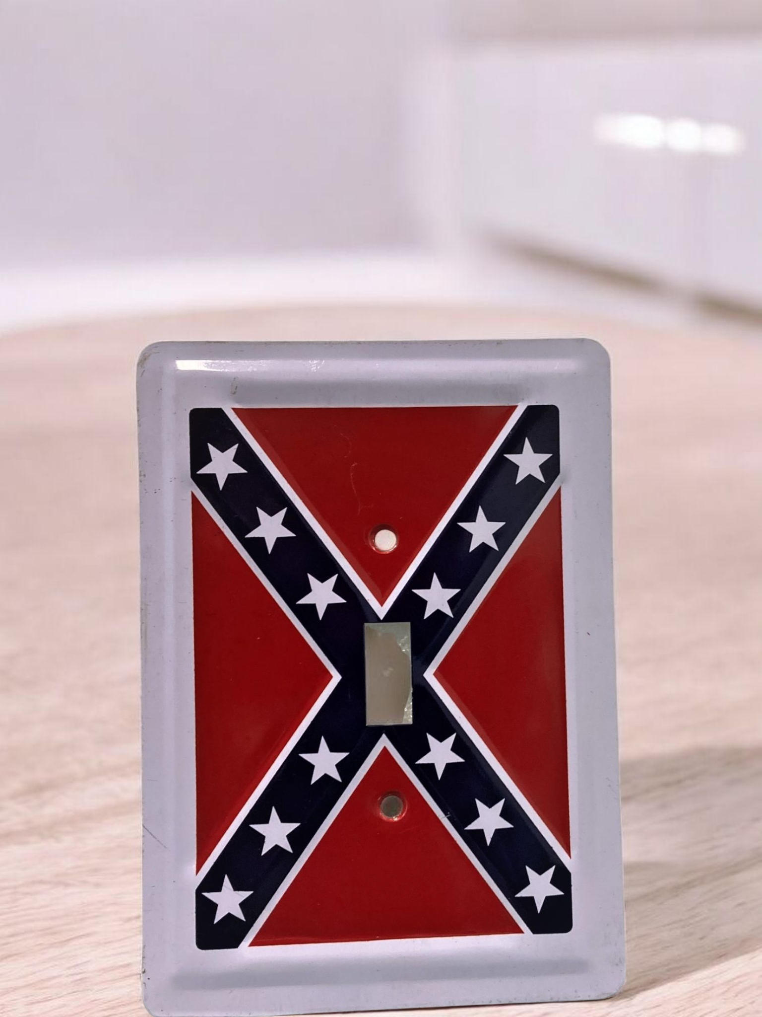 Battle Flag Metal Light Switch Plate Cover
