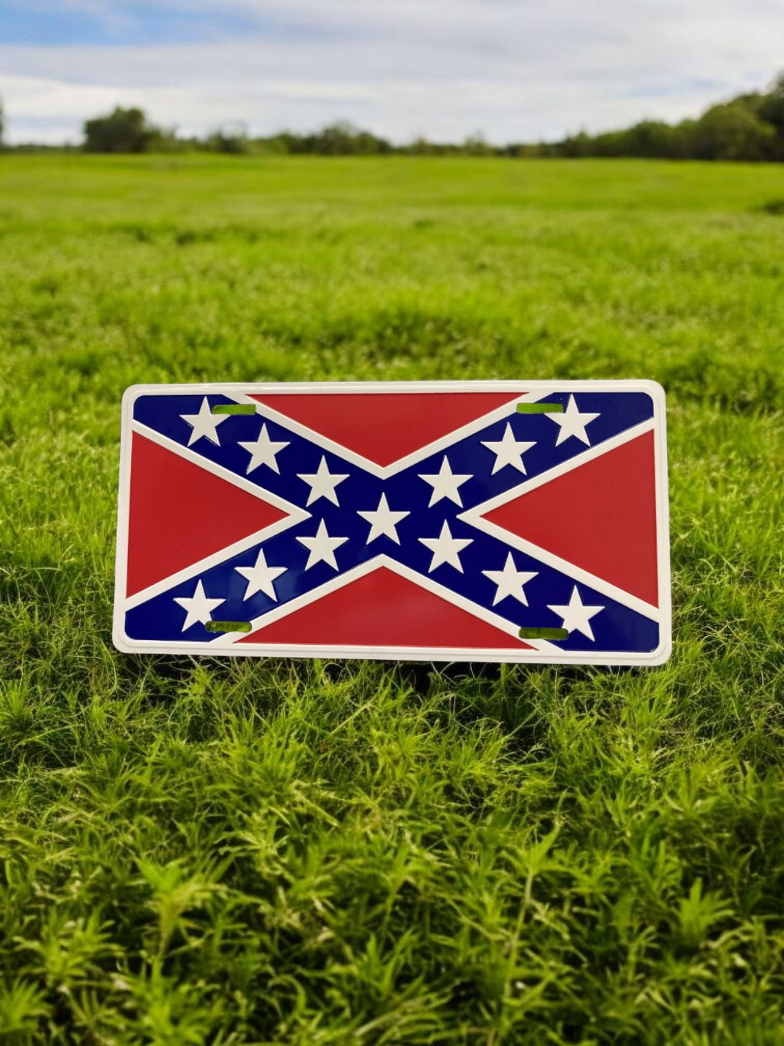 Battle Flag License Plate