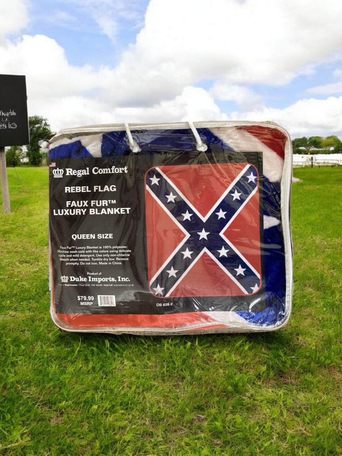 Battle Flag Mink Blanket