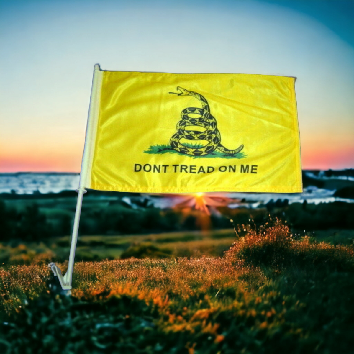 Don't Tread On Me Window Flag