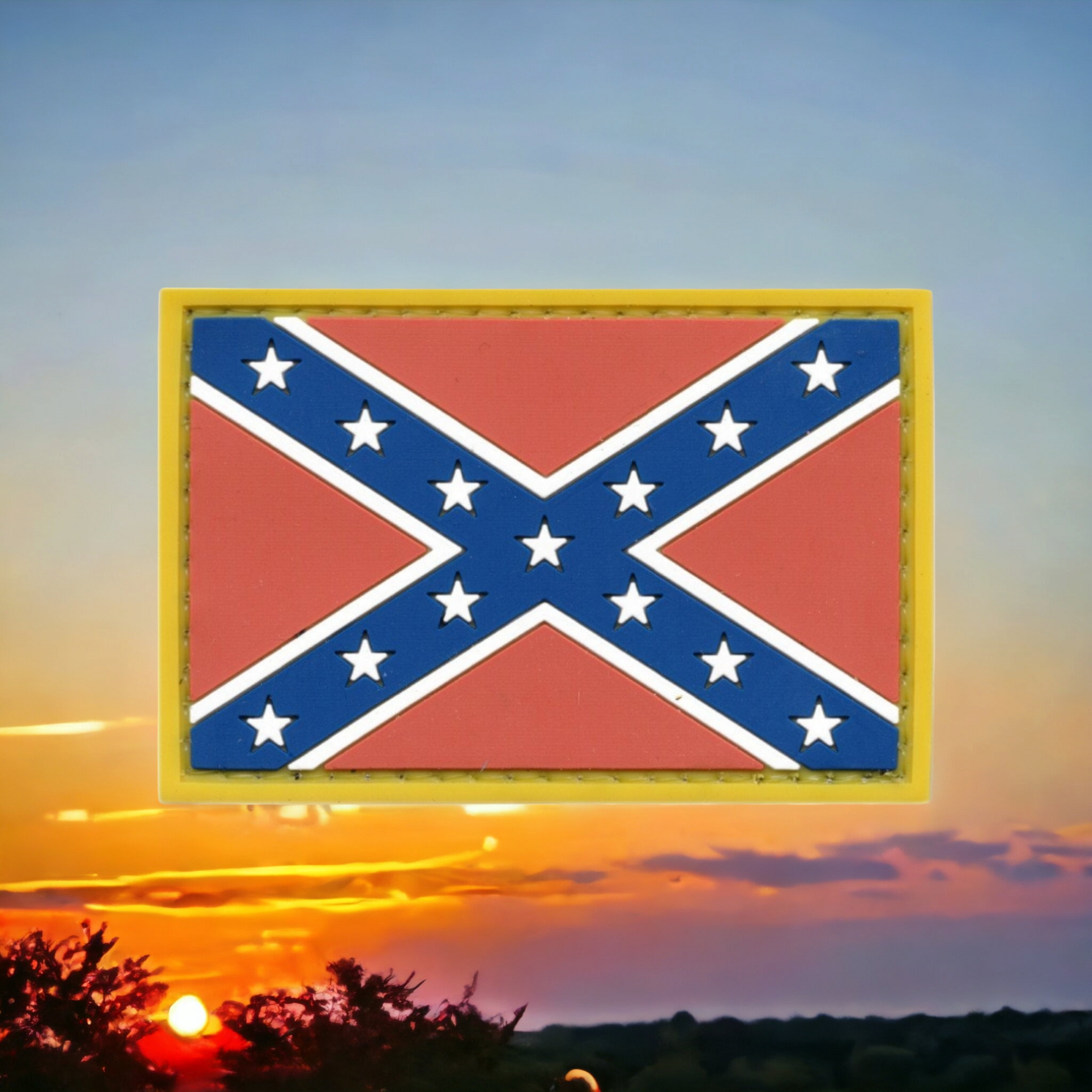 Battle Flag PVC Patch