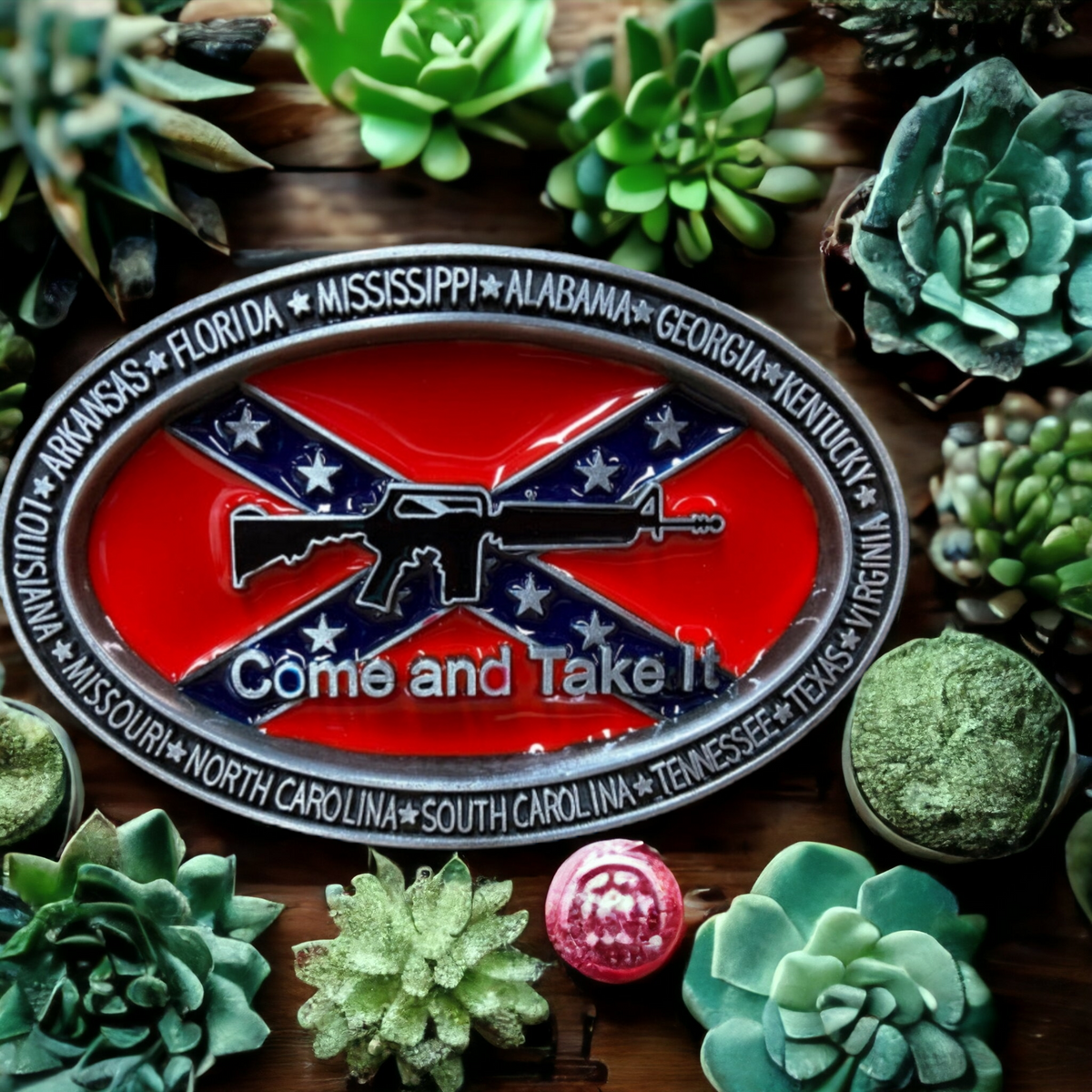 Come and Take It Belt Buckle