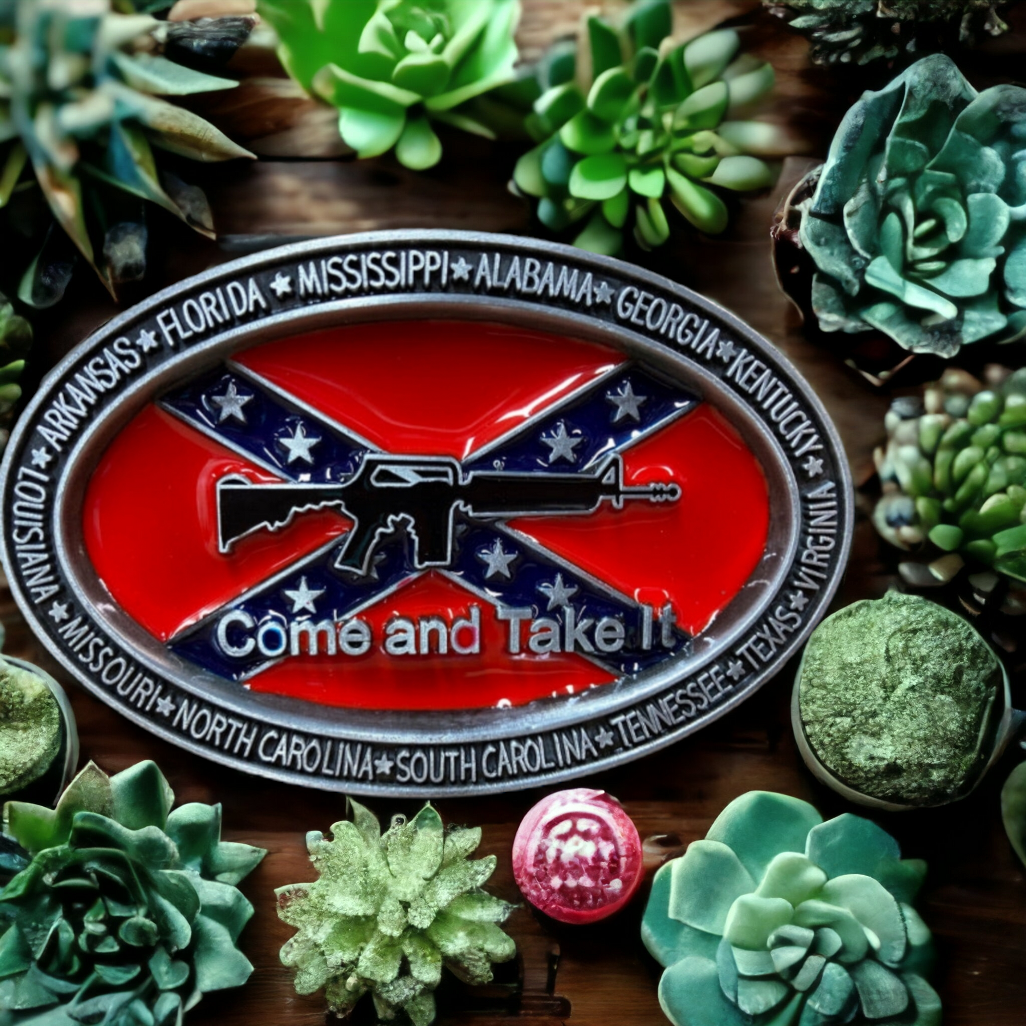 Come and Take It Belt Buckle