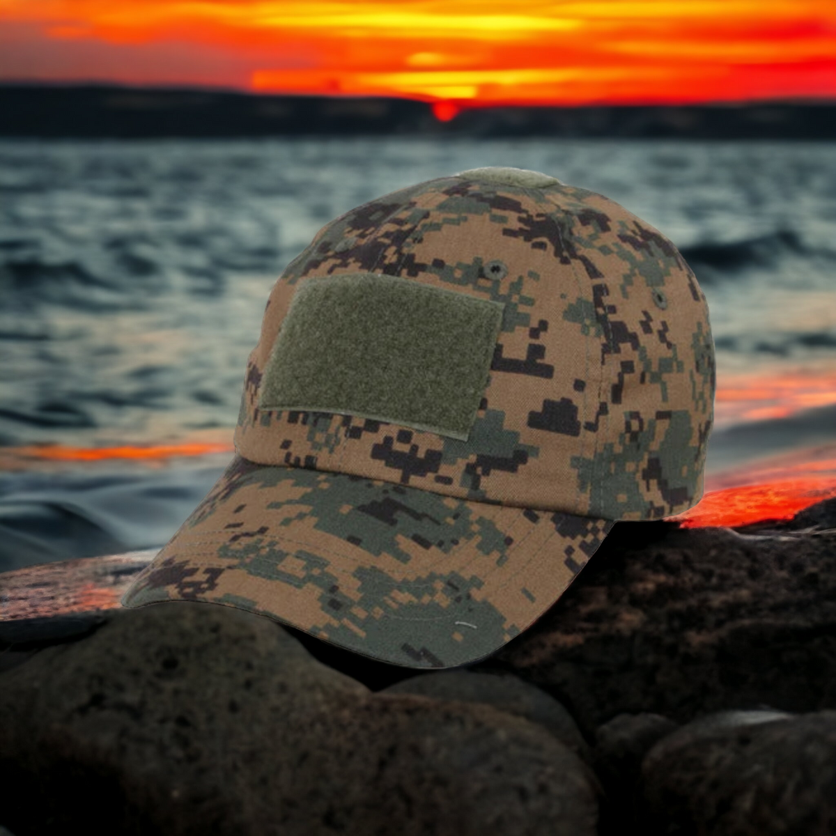 USMC Woodland Digital Operator Cap